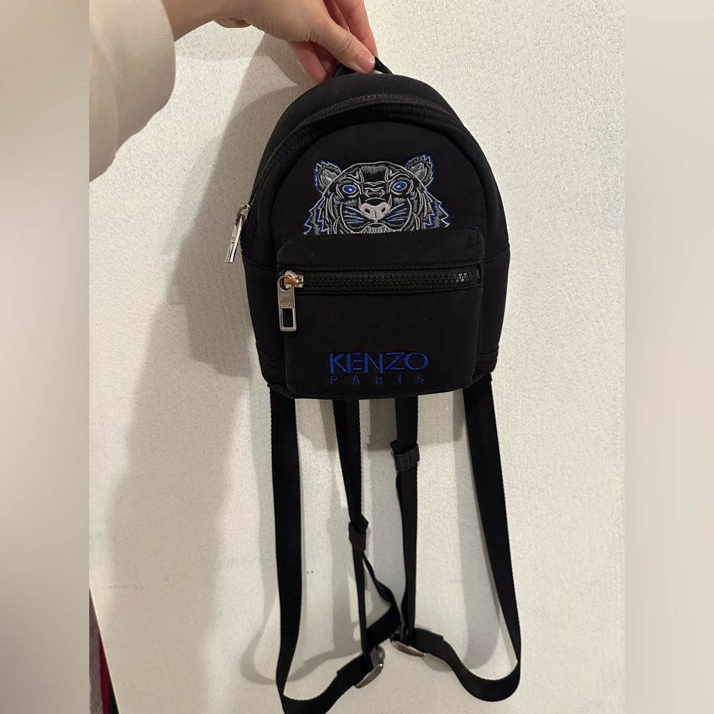 Kenzo Black Mini Backpack
